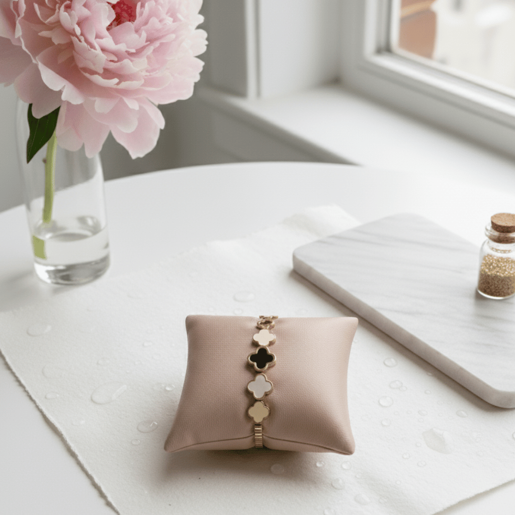 Elegant Clover Link Bracelet