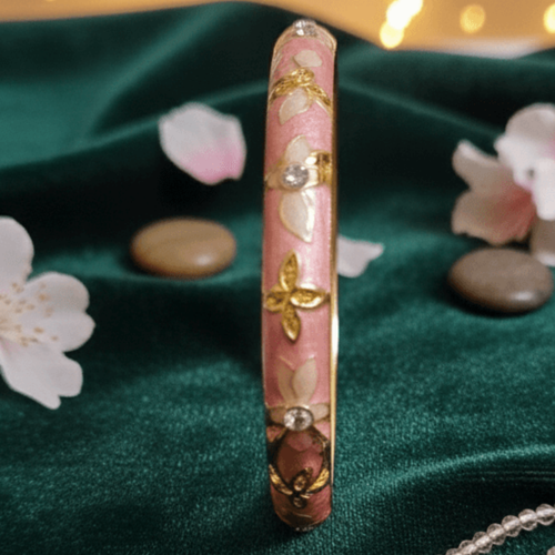 Meenakari Floral Bangle (Per Piece)