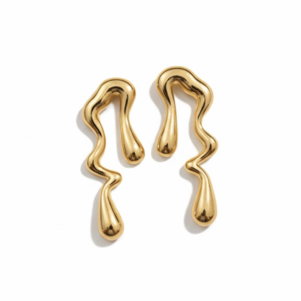 Abstract Drip Earrings