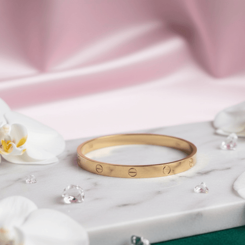 Classic Nail Gold Bracelet