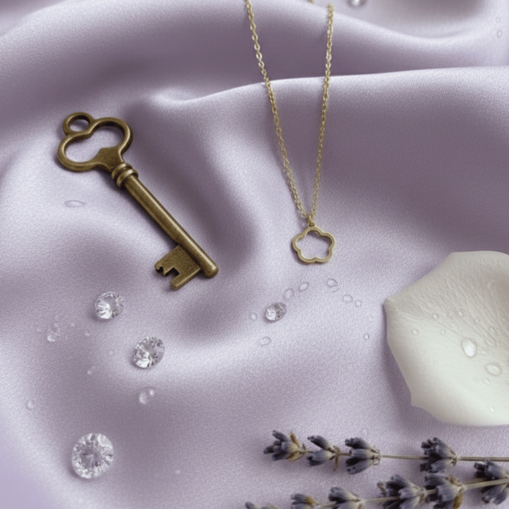 Floral Outline Necklace