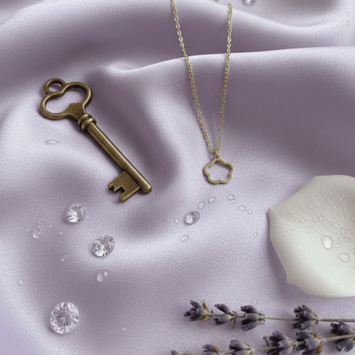 Floral Outline Necklace