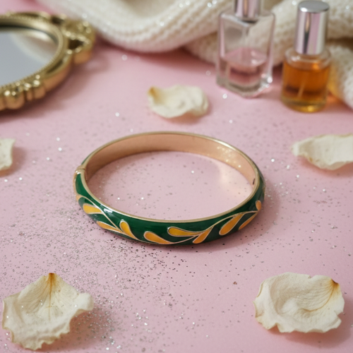 Meenakari Floral Bangle (Per Piece)