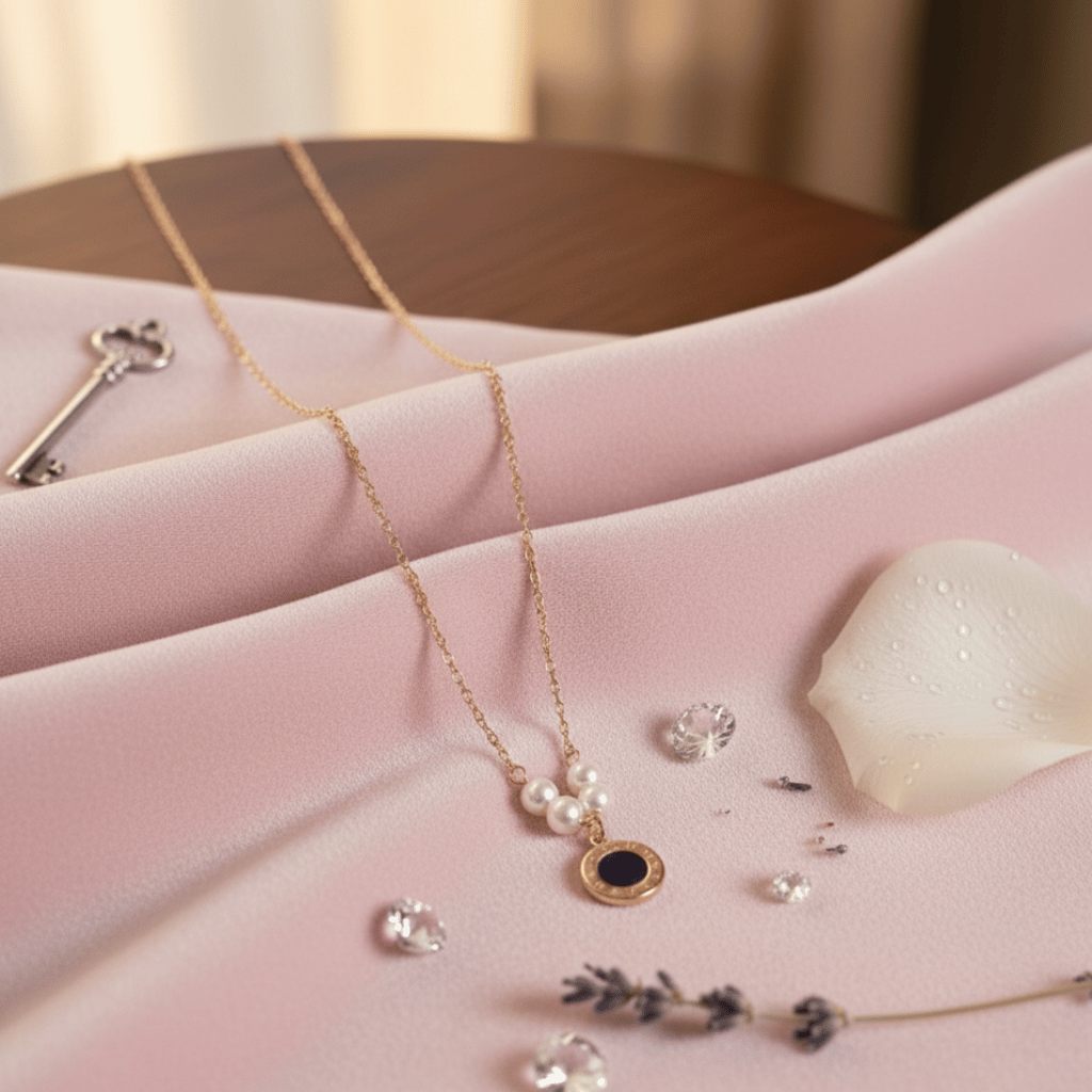 Round Black Pearl Pendant