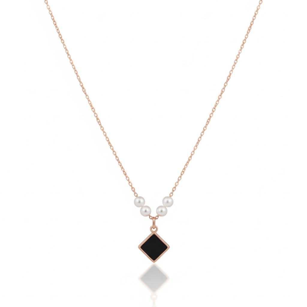 Black Diamond Pearls necklace