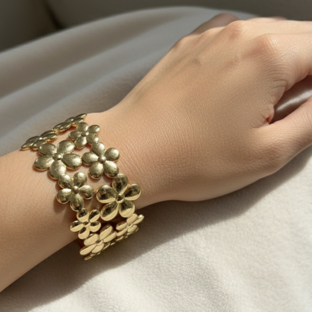 Bloom Statement Cuff Bracelet