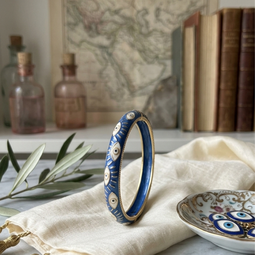 Evil Eye Enamel Kada Bracelets