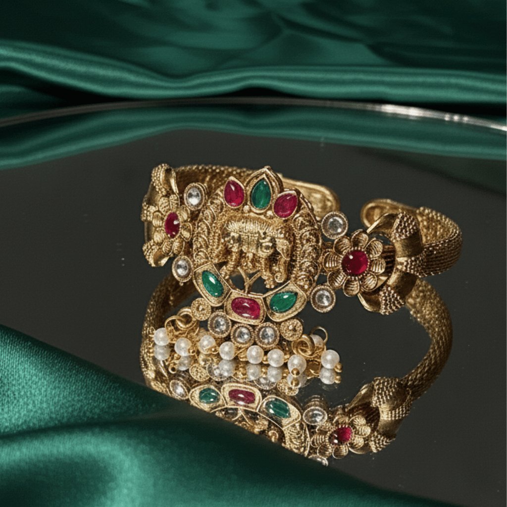 Elephant Pearl Kada