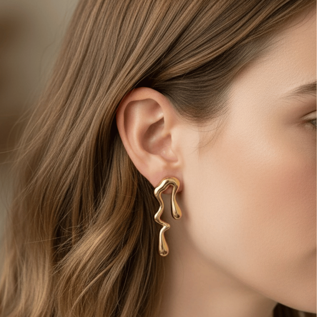 Abstract Drip Earrings