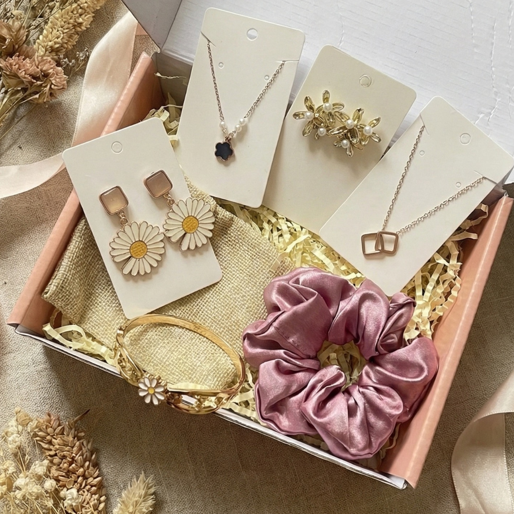 Nesovi Gift Box – Buy 6 Jewellery at ₹799