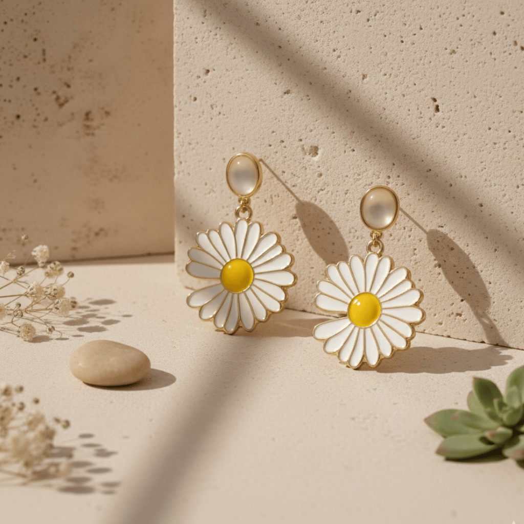 Daisy Enamel Drops