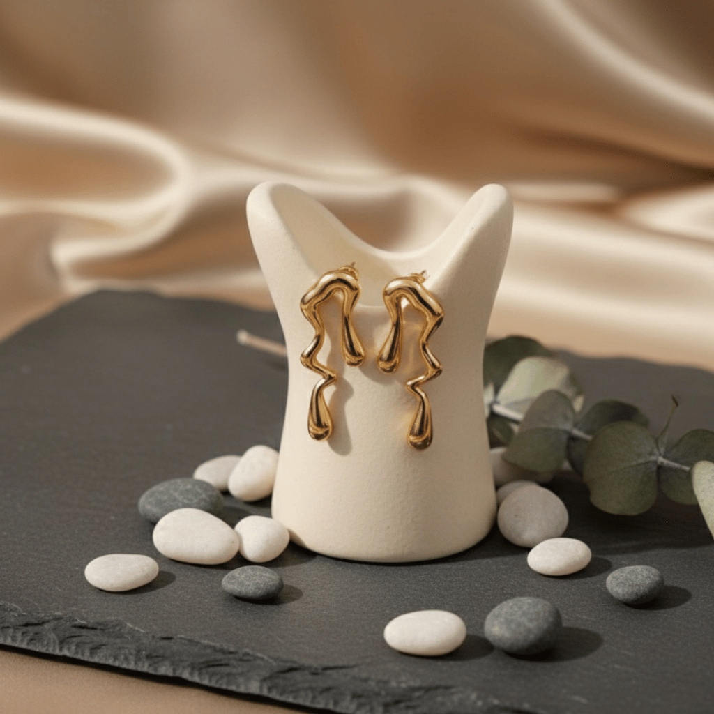 Abstract Drip Earrings