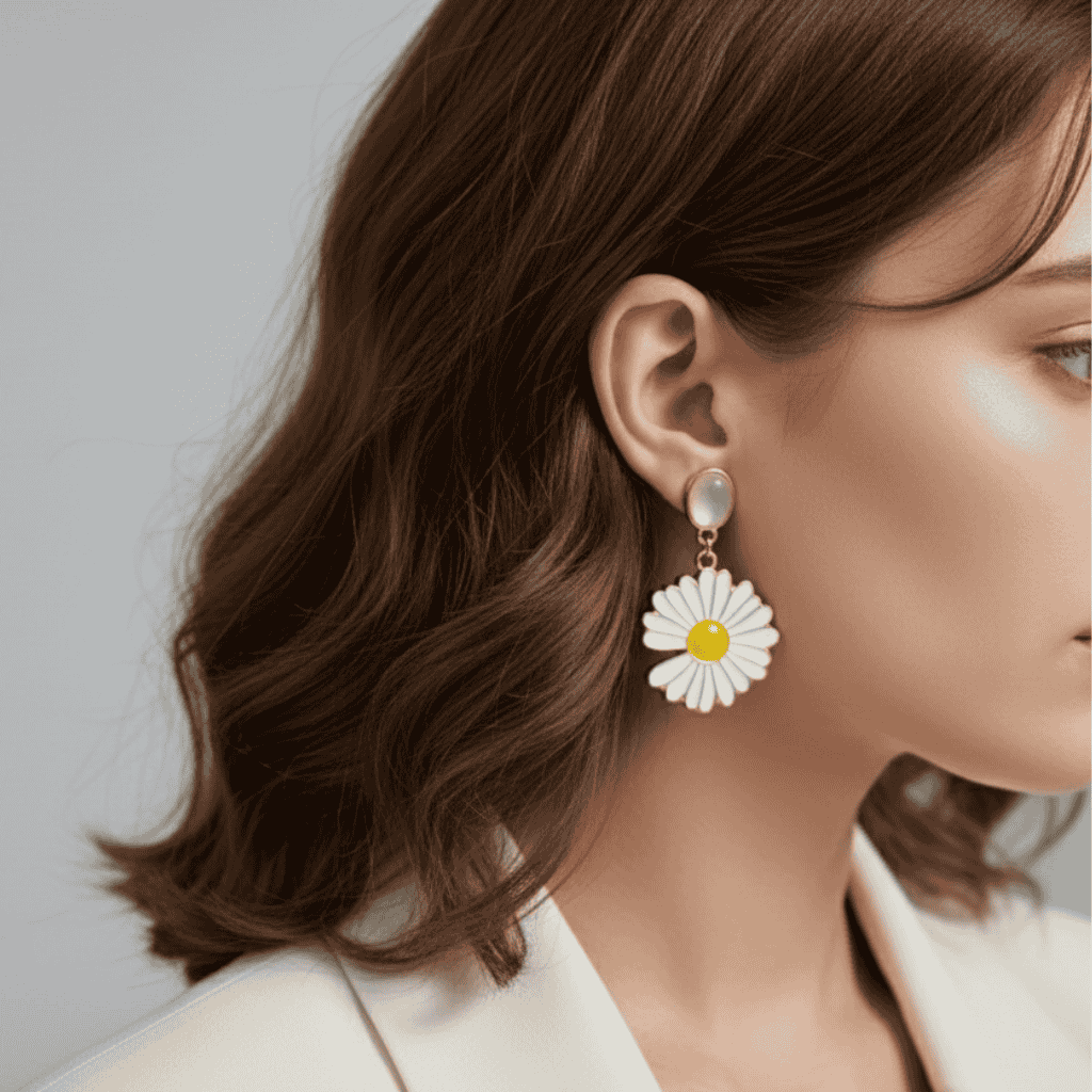 Daisy Enamel Drops